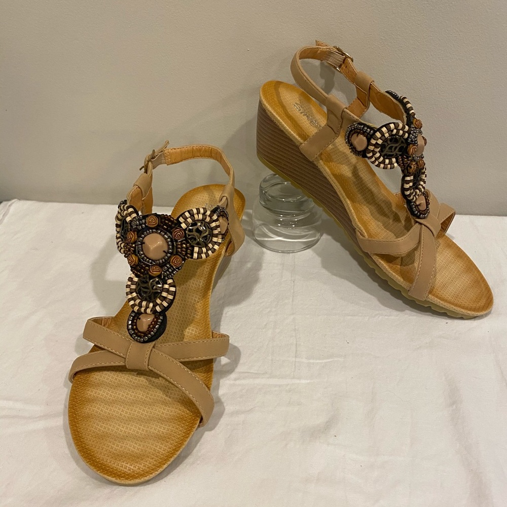 Siketu sandals beige nude 9 m